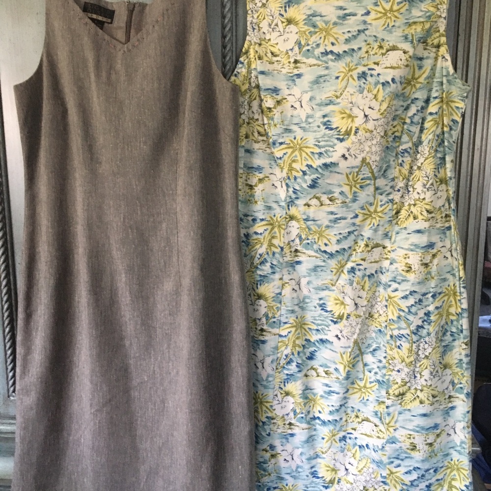2 sleeveless dresses (sold together)